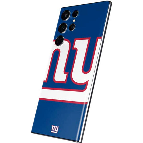 NFL New York Giants Large Logo Galaxy S22 Ultra Skin