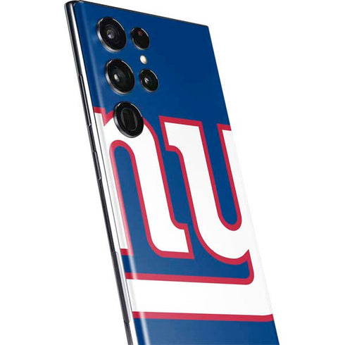 NFL New York Giants Large Logo Galaxy S22 Ultra Skin