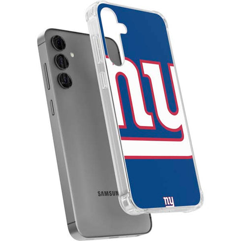 NFL New York Giants Large Logo Galaxy S24 Plus Clear Case