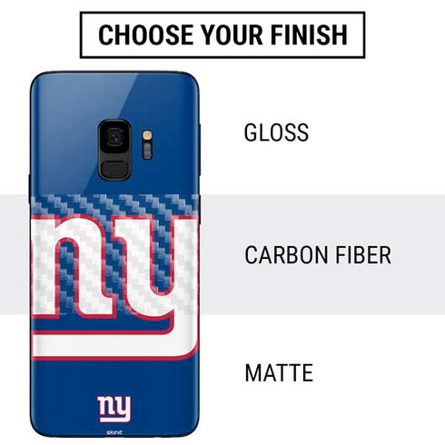 NFL New York Giants Large Logo Galaxy S9 Skin