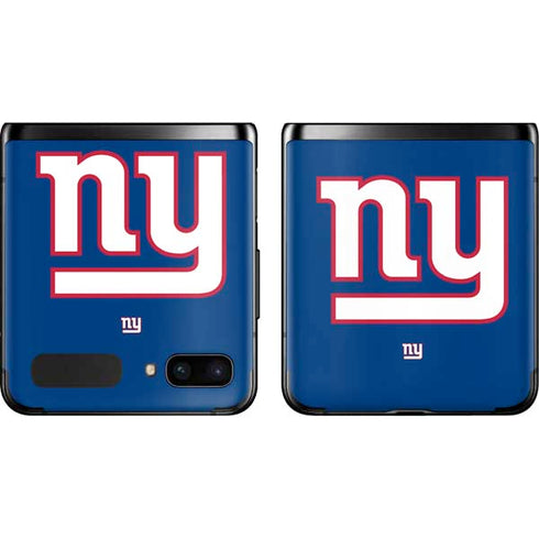 NFL New York Giants Large Logo Galaxy Z Flip Skin