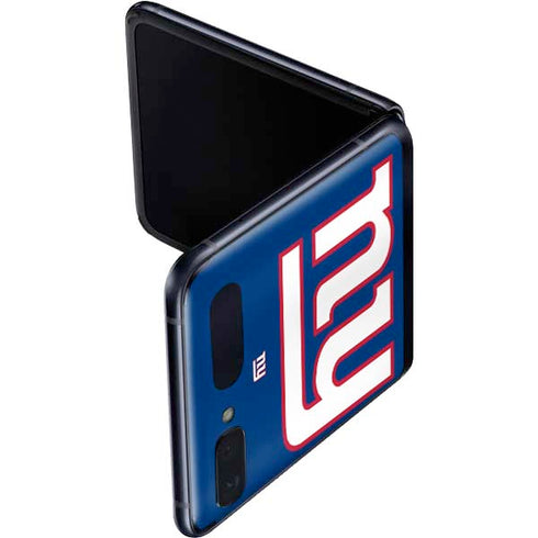 NFL New York Giants Large Logo Galaxy Z Flip Skin