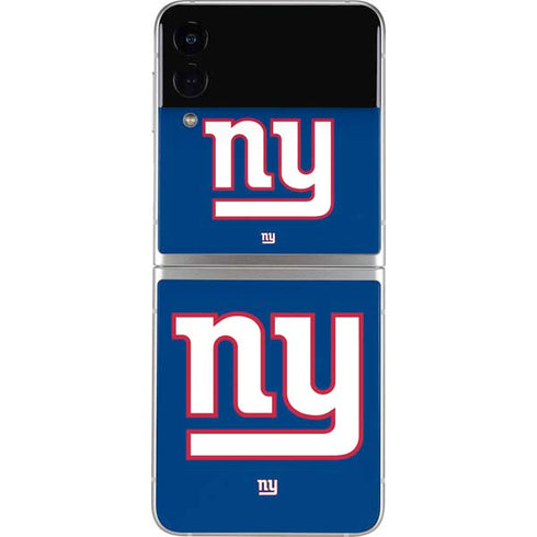 NFL New York Giants Large Logo Galaxy Z Flip3 5G Skin