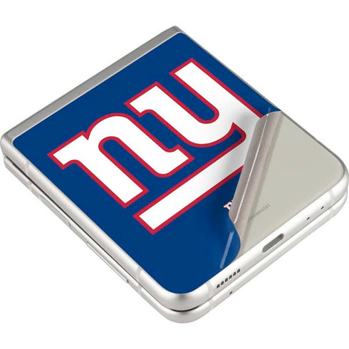 NFL New York Giants Large Logo Galaxy Z Flip3 5G Skin