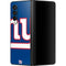 NFL New York Giants Large Logo Galaxy Z Fold3 5G Skin