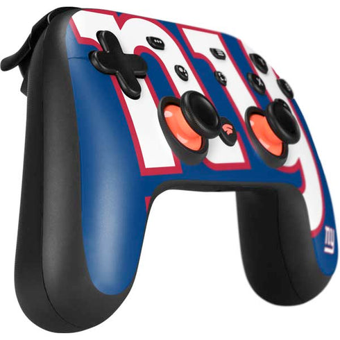 NFL New York Giants Large Logo Google Stadia Controller Skin