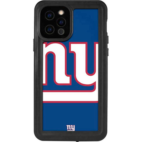 NFL New York Giants Large Logo iPhone 12 Pro Waterproof Case