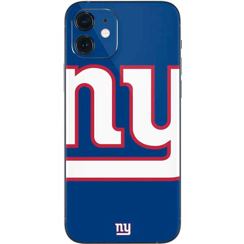 NFL New York Giants Large Logo iPhone 12 Skin