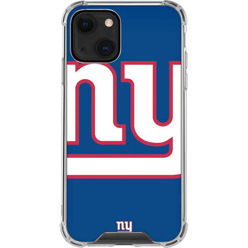 NFL New York Giants Large Logo iPhone 13 Clear Case