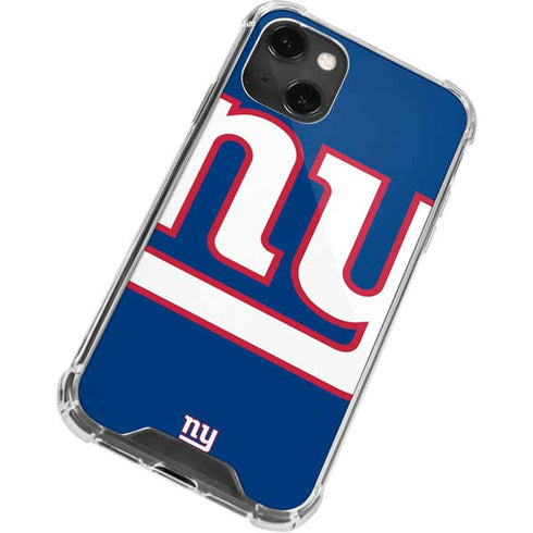 NFL New York Giants Large Logo iPhone 13 Mini Clear Case