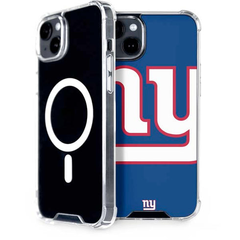 NFL New York Giants Large Logo iPhone 15 Plus MagSafe Case