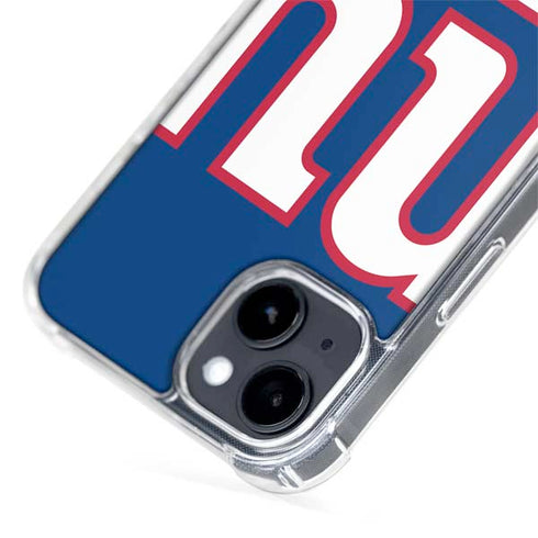 NFL New York Giants Large Logo iPhone 15 Plus MagSafe Case