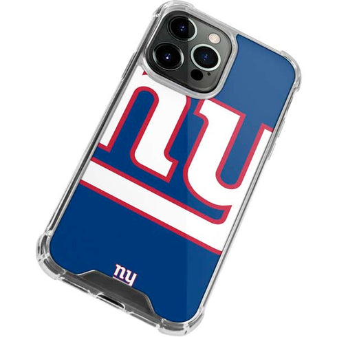 NFL New York Giants Large Logo iPhone 14 Pro Clear Case