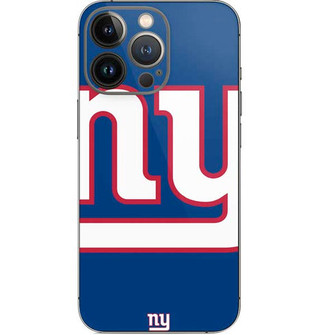 NFL New York Giants Large Logo iPhone 14 Pro Skin