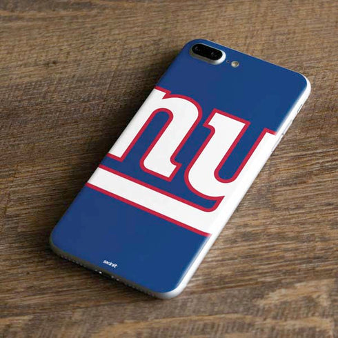 NFL New York Giants Large Logo iPhone 8 Plus Skin