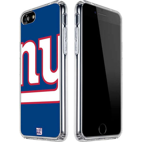 NFL New York Giants Large Logo iPhone SE (2nd & 3rd Gen) Clear Case