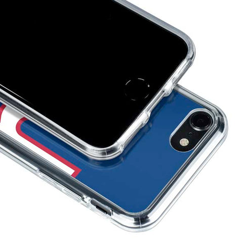 NFL New York Giants Large Logo iPhone SE (2nd & 3rd Gen) Clear Case