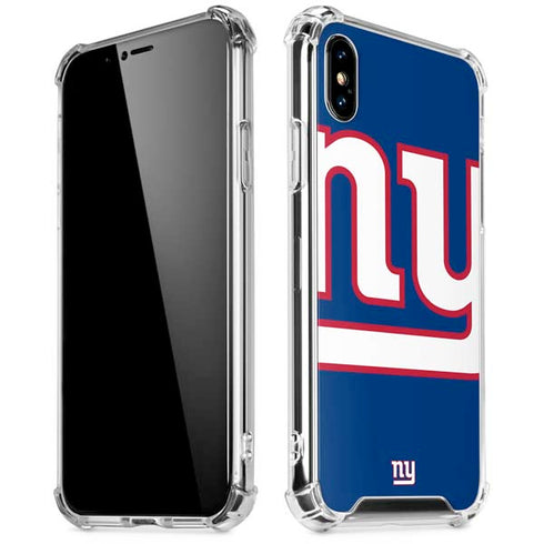 NFL New York Giants Large Logo iPhone XS Max Clear Case