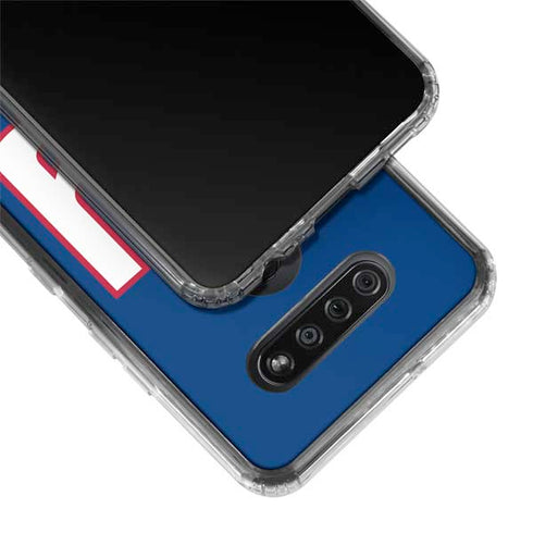NFL New York Giants Large Logo LG K51/Q51 Clear Case