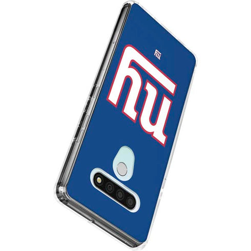 NFL New York Giants Large Logo LG Stylo 6 Clear Case