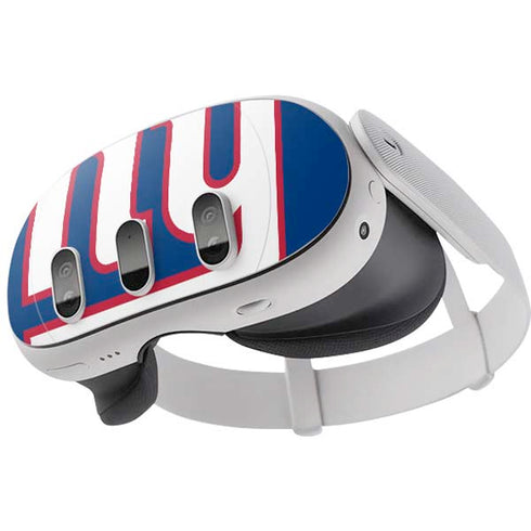 NFL New York Giants Large Logo Meta Quest 3 Skin