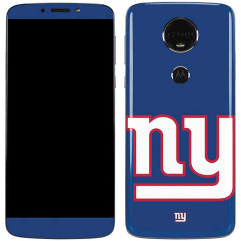 NFL New York Giants Large Logo Moto E5 Plus Skin