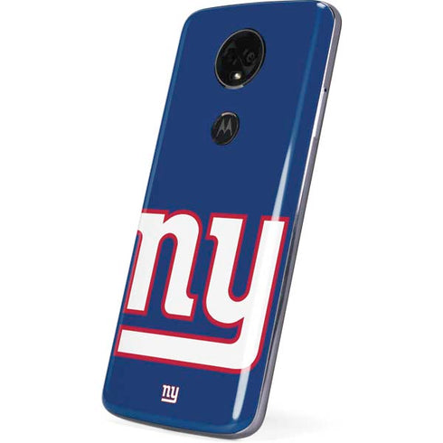 NFL New York Giants Large Logo Moto E5 Plus Skin