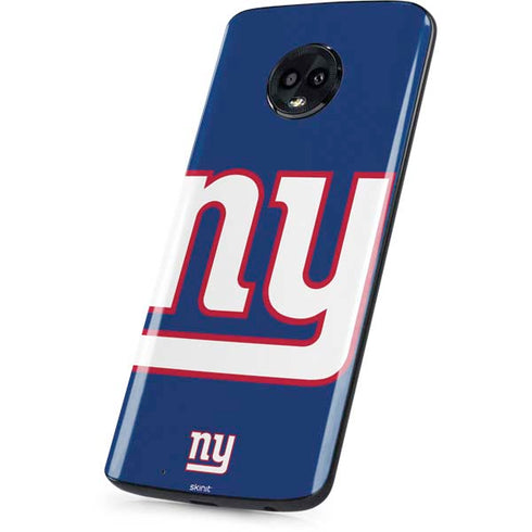 NFL New York Giants Large Logo Moto G6 Skin