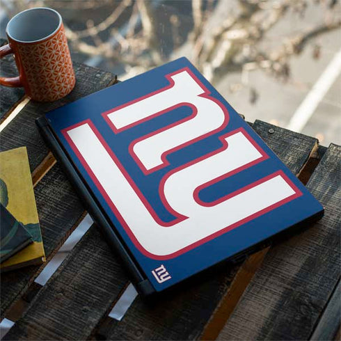 NFL New York Giants Large Logo MSI GS65 Stealth Laptop Skin
