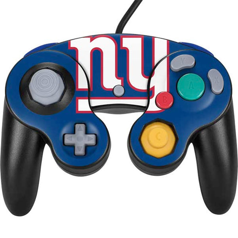 NFL New York Giants Large Logo Nintendo GameCube Controller Skin