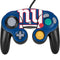 NFL New York Giants Large Logo Nintendo GameCube Controller Skin