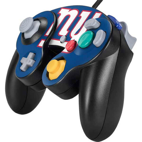 NFL New York Giants Large Logo Nintendo GameCube Controller Skin