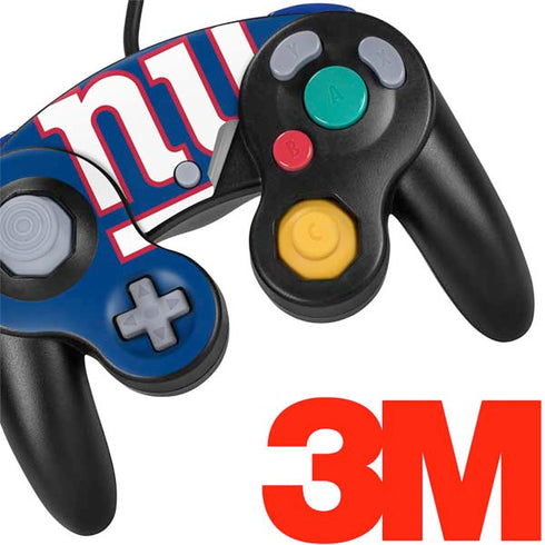 NFL New York Giants Large Logo Nintendo GameCube Controller Skin
