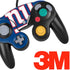 NFL New York Giants Large Logo Nintendo GameCube Controller Skin