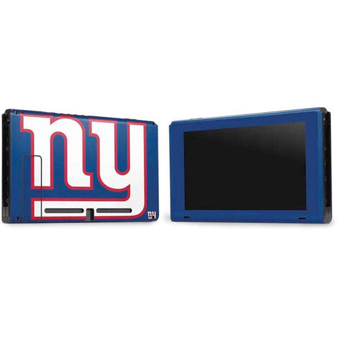 NFL New York Giants Large Logo Nintendo Switch Bundle Skin