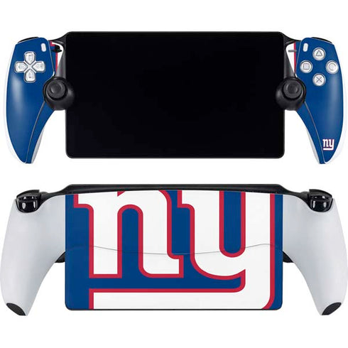 NFL New York Giants Large Logo PlayStation Portal Remote Player Skin