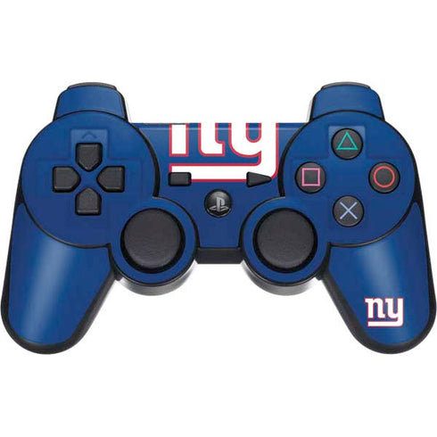 NFL New York Giants Large Logo PS3 Dual Shock wireless controller Skin