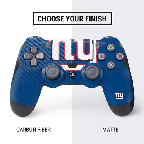 NFL New York Giants Large Logo PS4 Controller Skin