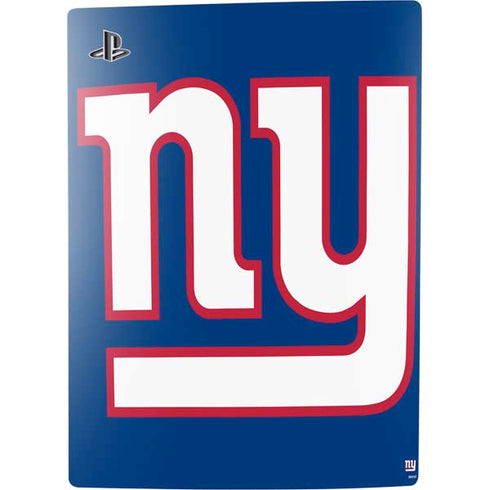 NFL New York Giants Large Logo PS5 Console Skin