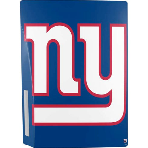 NFL New York Giants Large Logo PS5 Console Skin