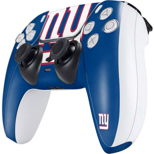 NFL New York Giants Large Logo PS5 Controller Skin