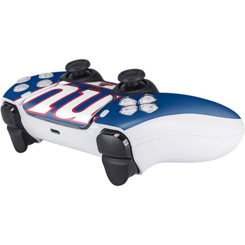 NFL New York Giants Large Logo PS5 Controller Skin