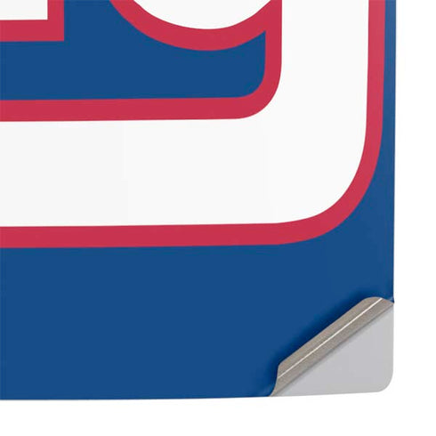 NFL New York Giants Large Logo PS5 Slim Disk Console Skin