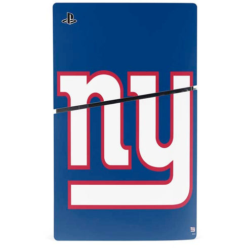 NFL New York Giants Large Logo PS5 Slim Digital Edition Bundle Skin