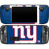 NFL New York Giants Large Logo Steam Deck Handheld Gaming Computer Skin