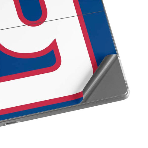 NFL New York Giants Large Logo Surface Pro 8 Skin