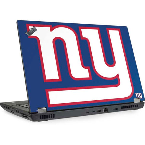 NFL New York Giants Large Logo Lenovo ThinkPad Skin