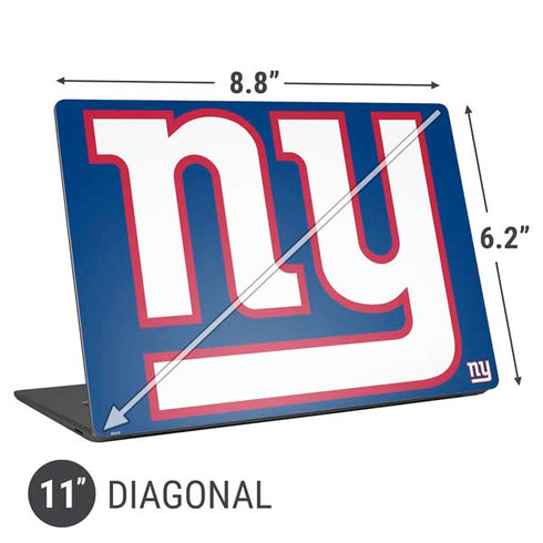 NFL New York Giants Large Logo Universal Laptop 11in (8.8 x 6.2in) Skin