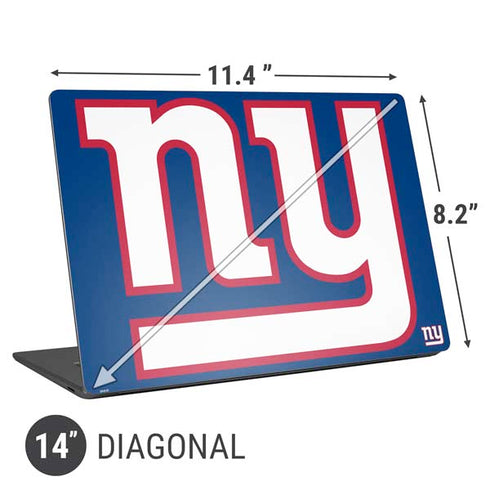 NFL New York Giants Large Logo Universal Laptop 14in (11.4 x 8.2in) Skin