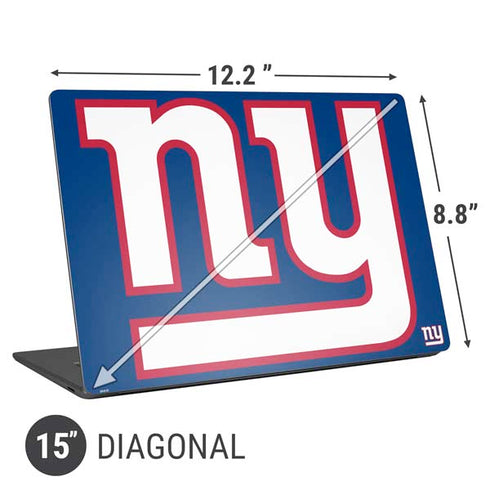 NFL New York Giants Large Logo Universal Laptop 15in (12.2 x 8.8in) Skin